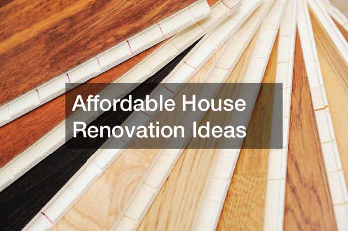 Affordable home renovations