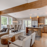 Open floor plan condo modern right