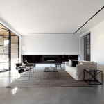 Minimalist interior italy house tuscany living space renovation soldati victor