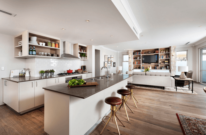 Open plan living kitchen cons pros